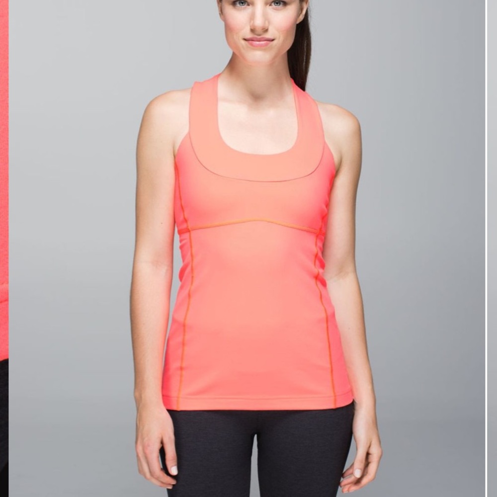 Lululemon Scoop Neck Tank *Luon Very Light Flare